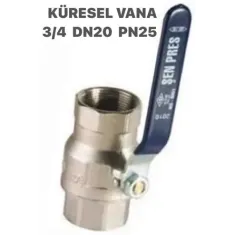 Şenpress 3/4 Tam Geçişli Küresel Vana PN25 (144 Adet)