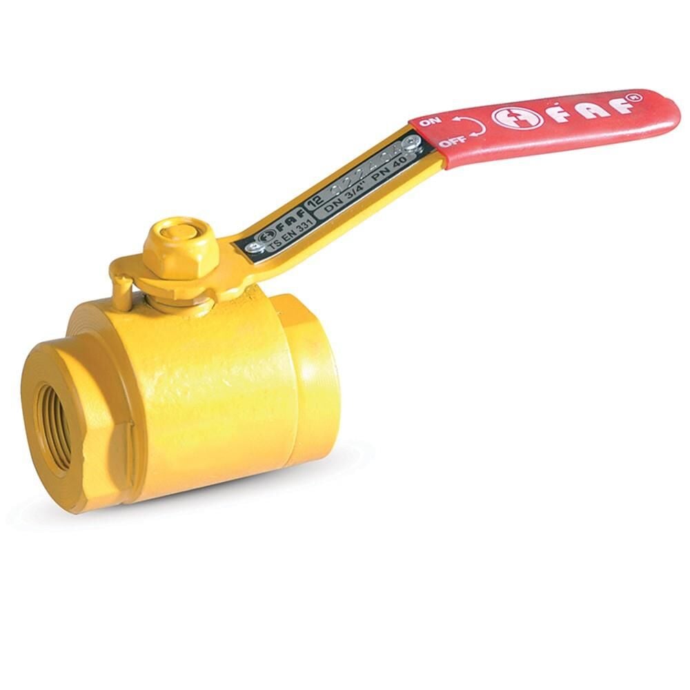 Faf 1440 Pn40 Dişli Doğalgaz Küresel Vana