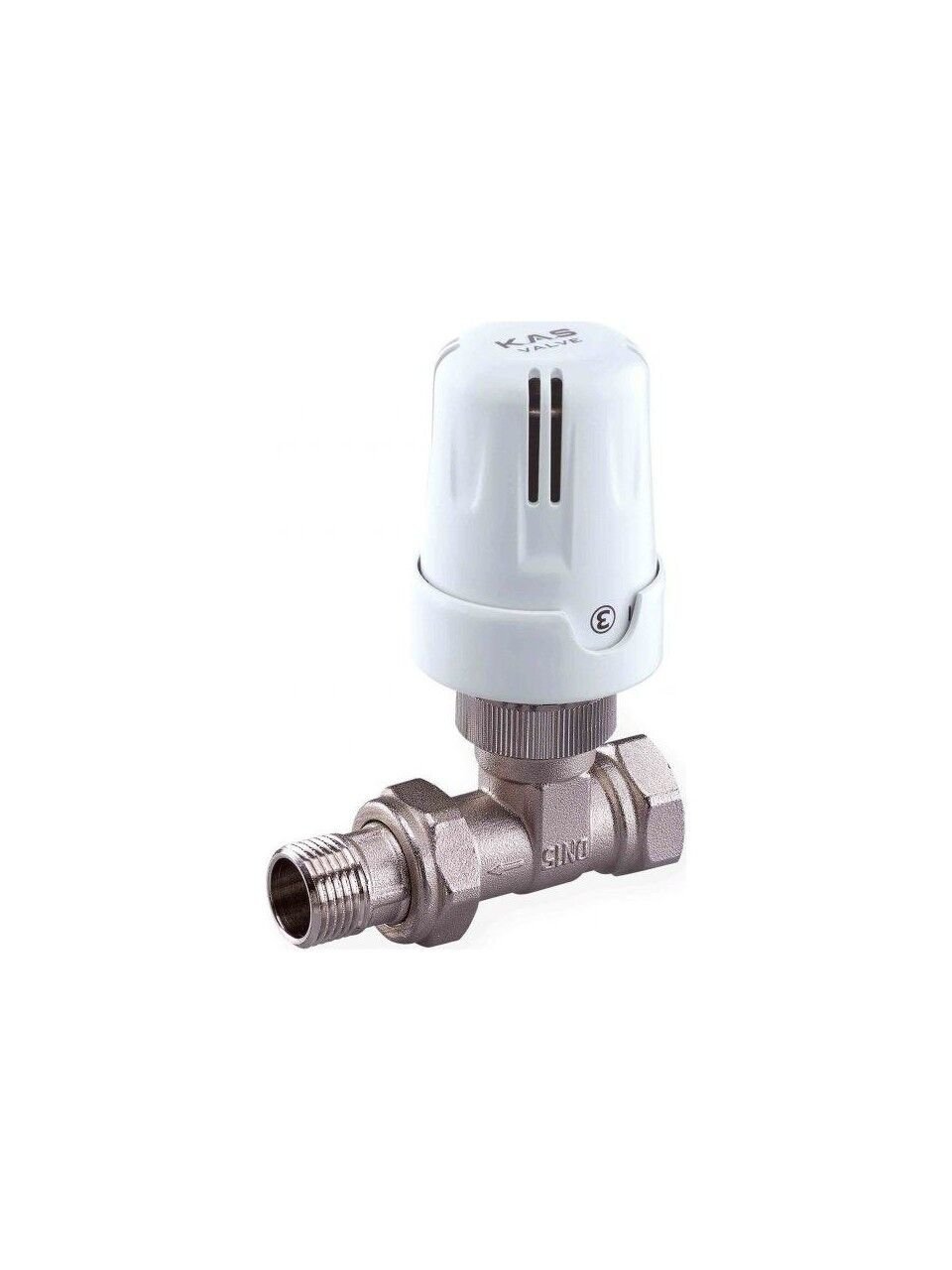 KAS 1/2 Termostatik Düz Vana
