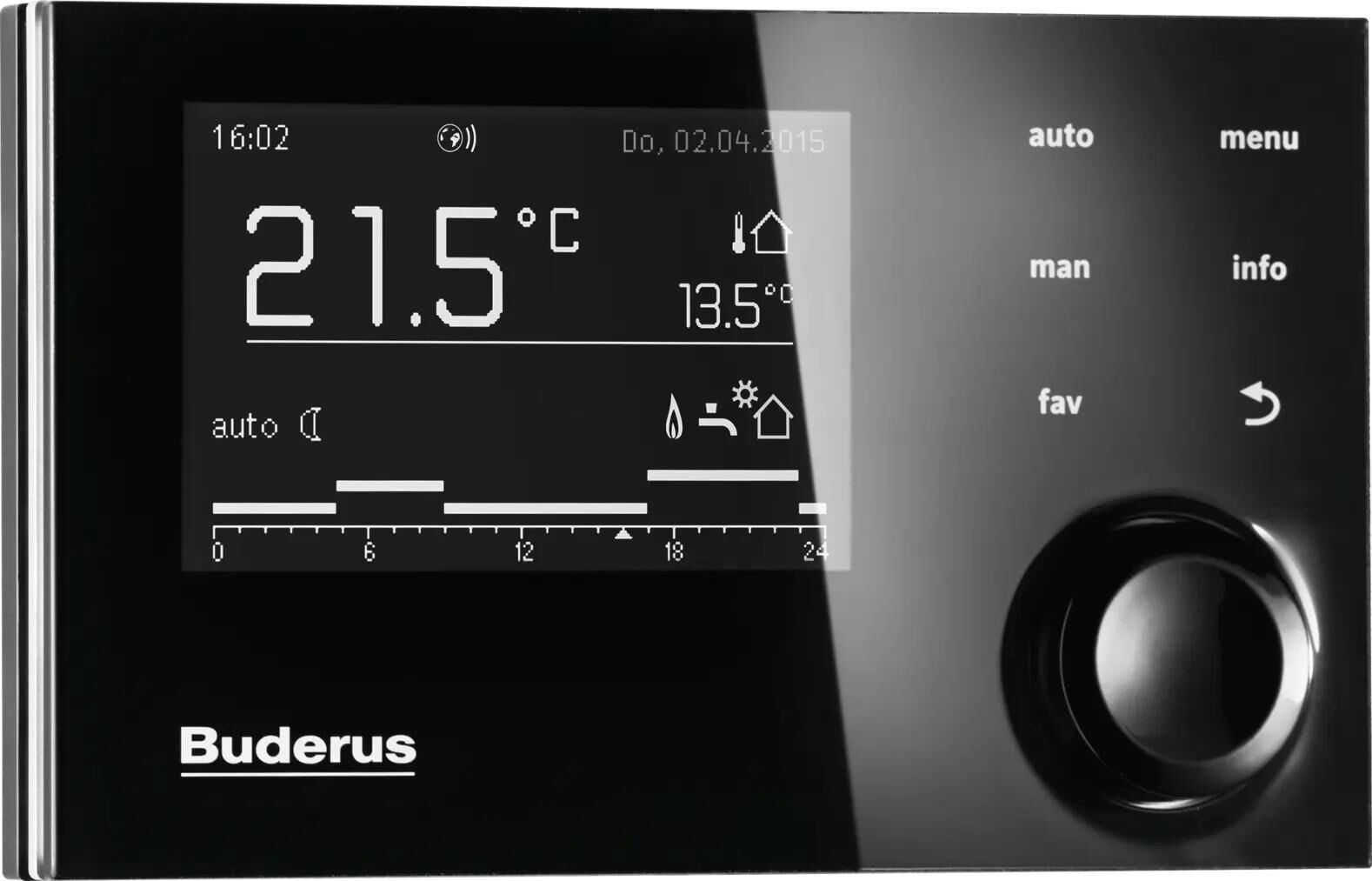 BUDERUS RC310 Kumanda Paneli - Siyah