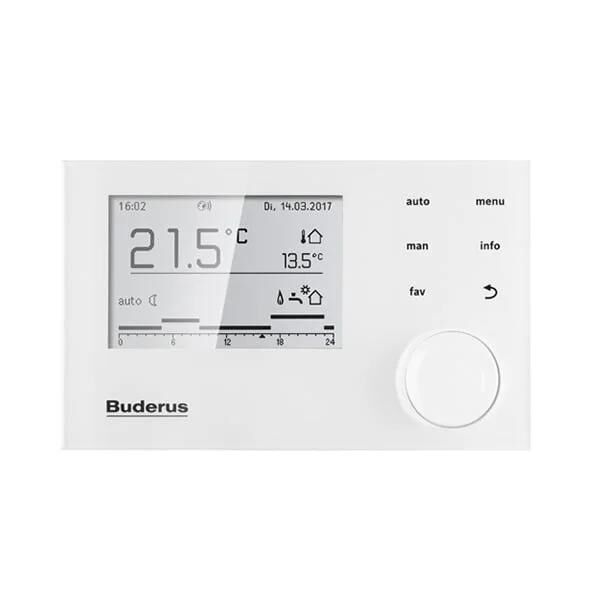 BUDERUS RC310 Kumanda Paneli - Beyaz