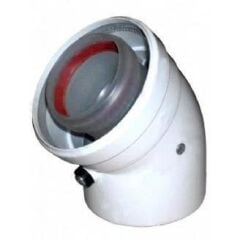 BUDERUS Hermetik Dirsek (45º)